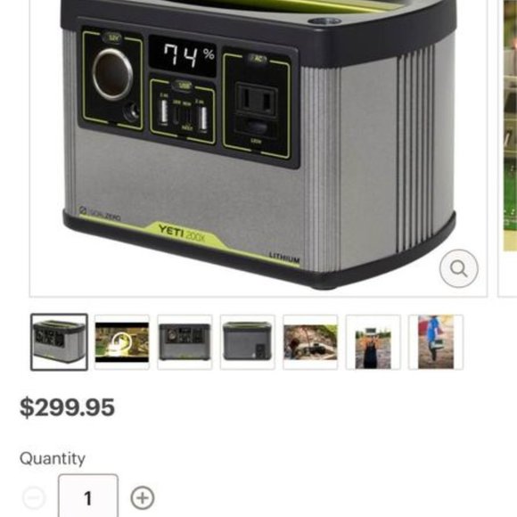 Goal Zero Yeti Lithium 200X Portable Power Station - Picture 3 of 11